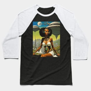 Sci Fi Queen Baseball T-Shirt